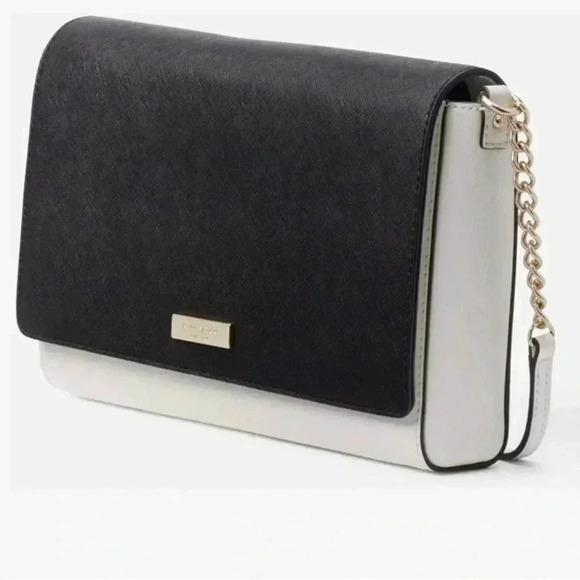 Kate Spade Tilden Place Alek Crossbody Cement/black in new condition - Picture 1 of 7